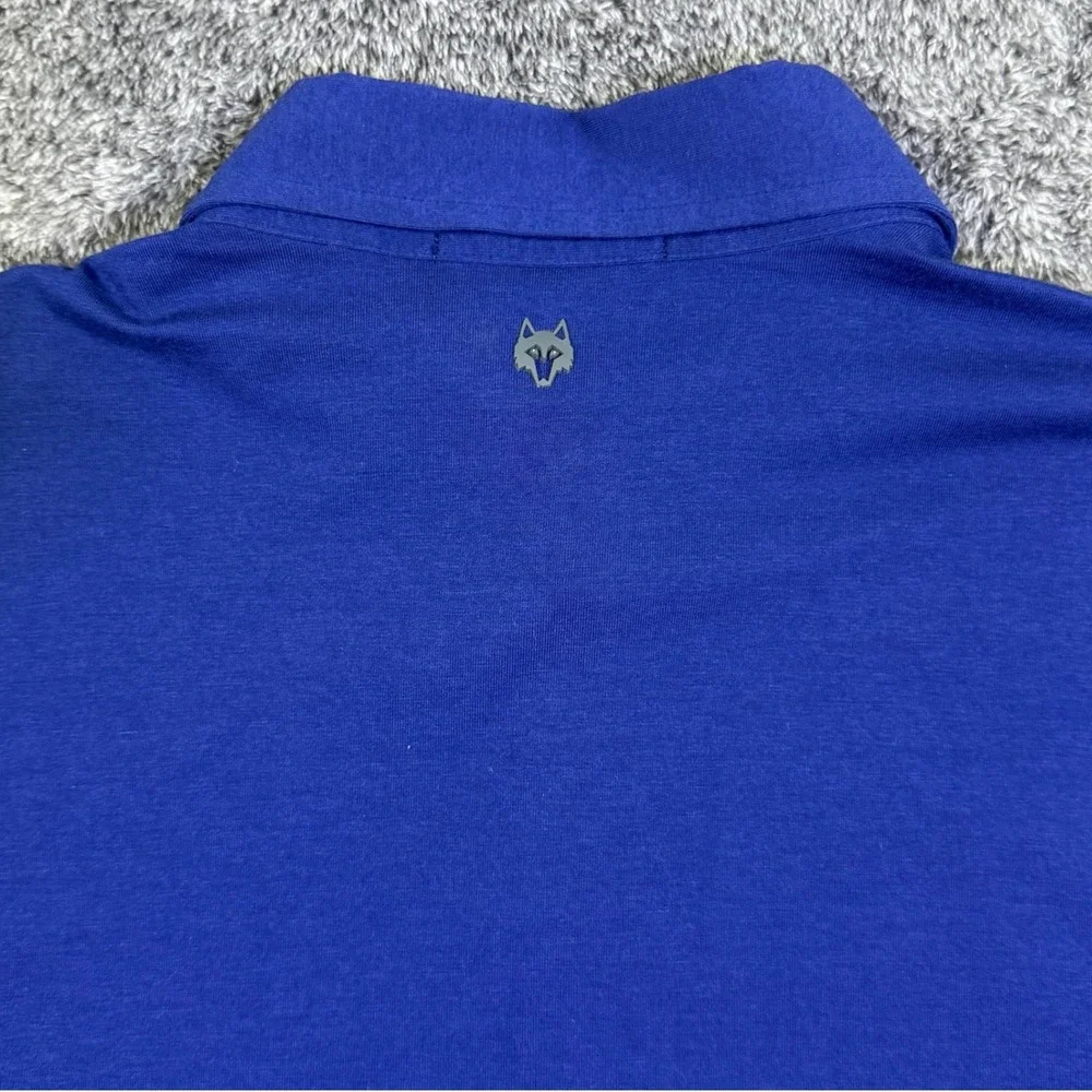 Greyson Mens Crewe Cup Pima Cotton Modal Blend‎ Pocket Polo Shirt Blue Size M